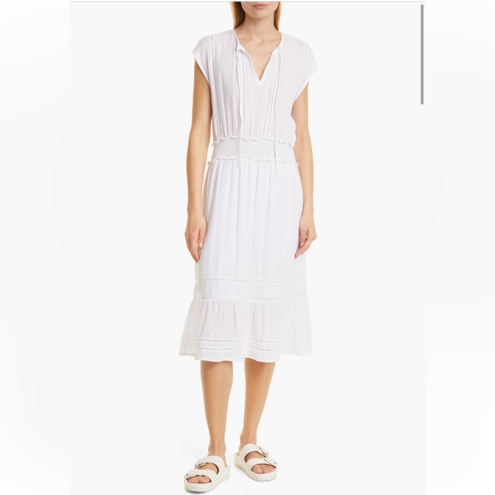 Rails Ashley Stripe Linen Blend Dress